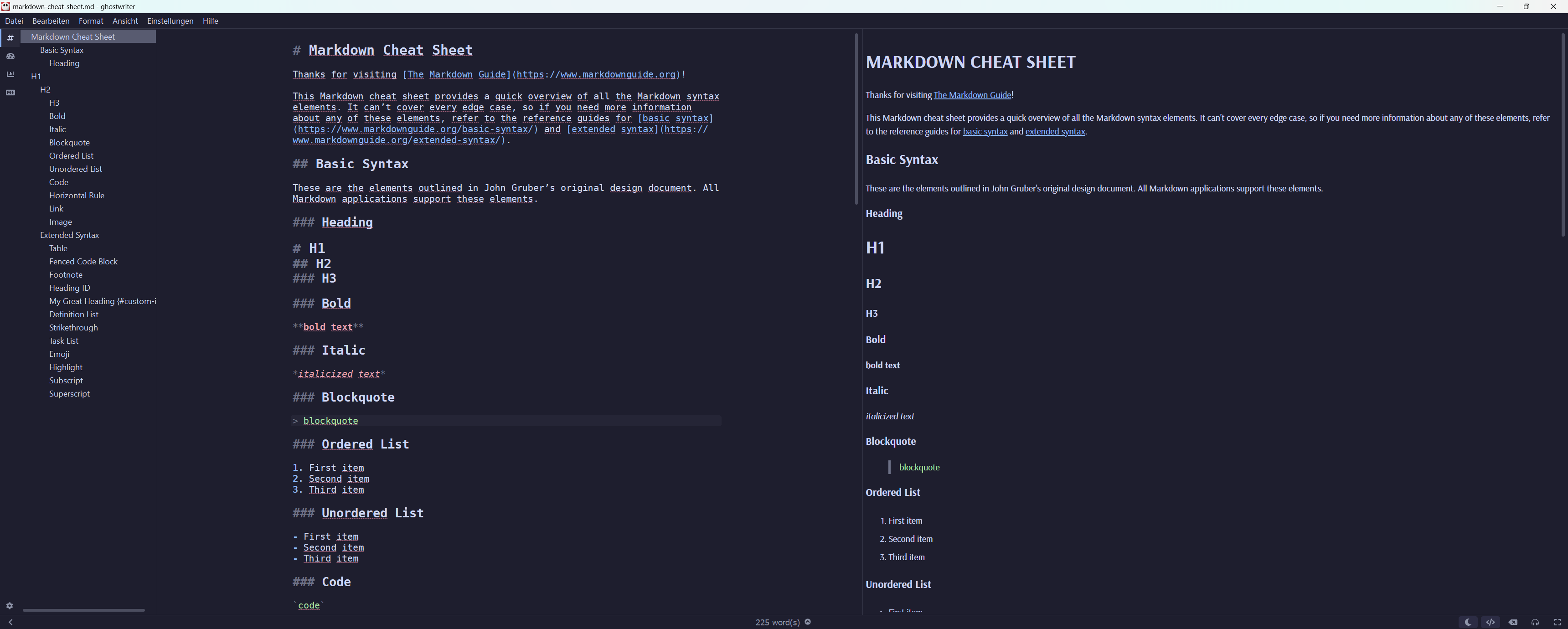 Ghostwriter Screenshot