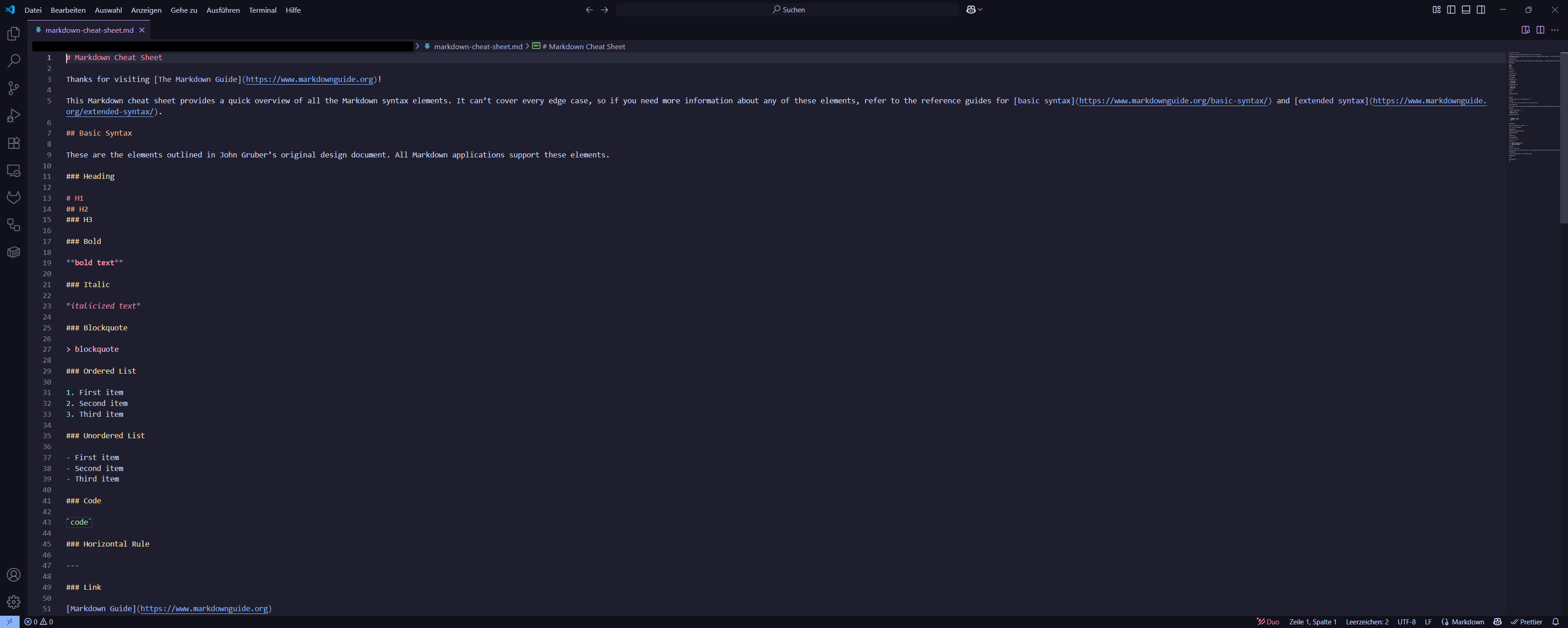 Visual Studio Code Screenshot