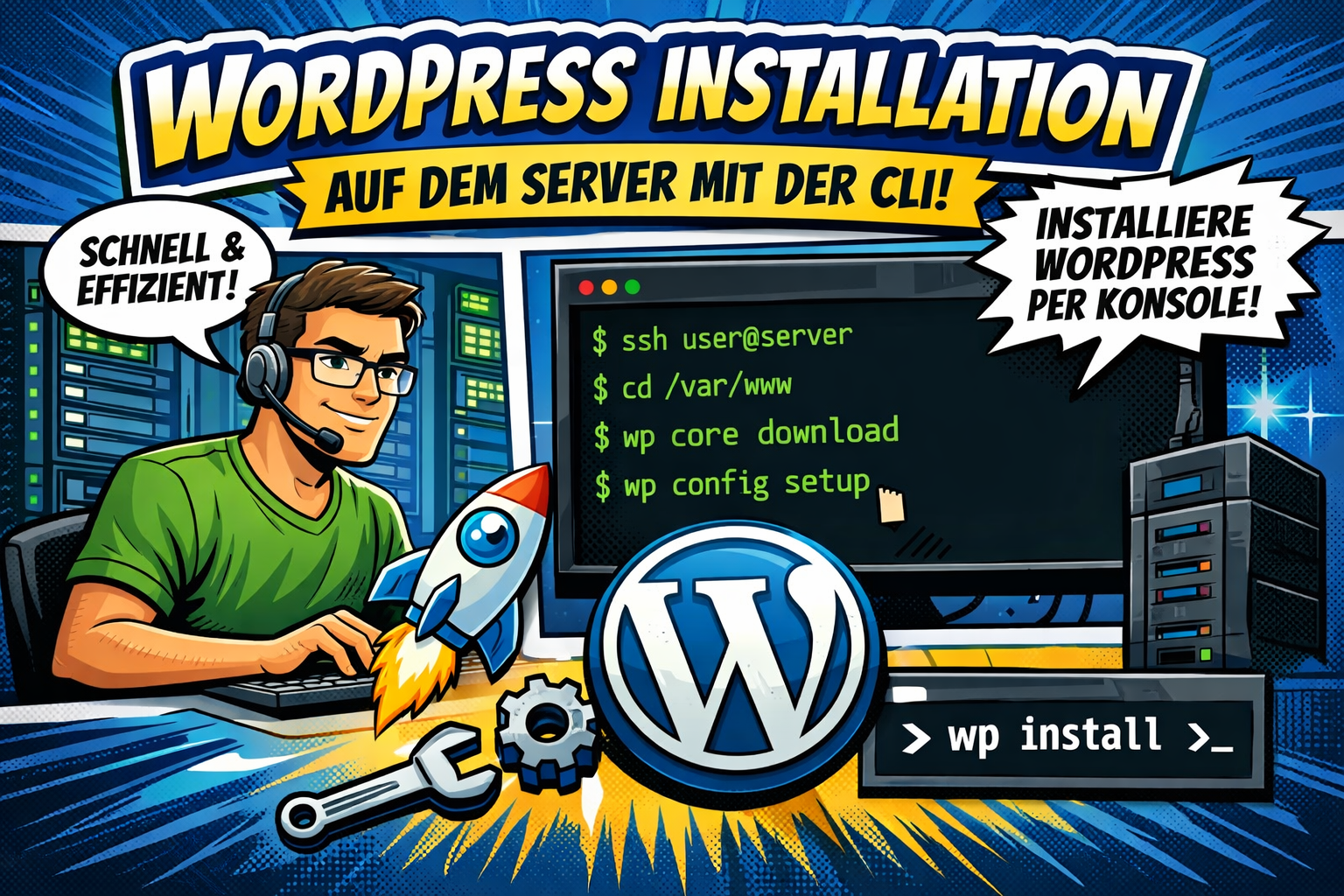 WordPress Install Bild